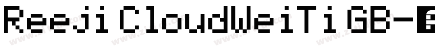 Reeji CloudWeiTi GB字体转换